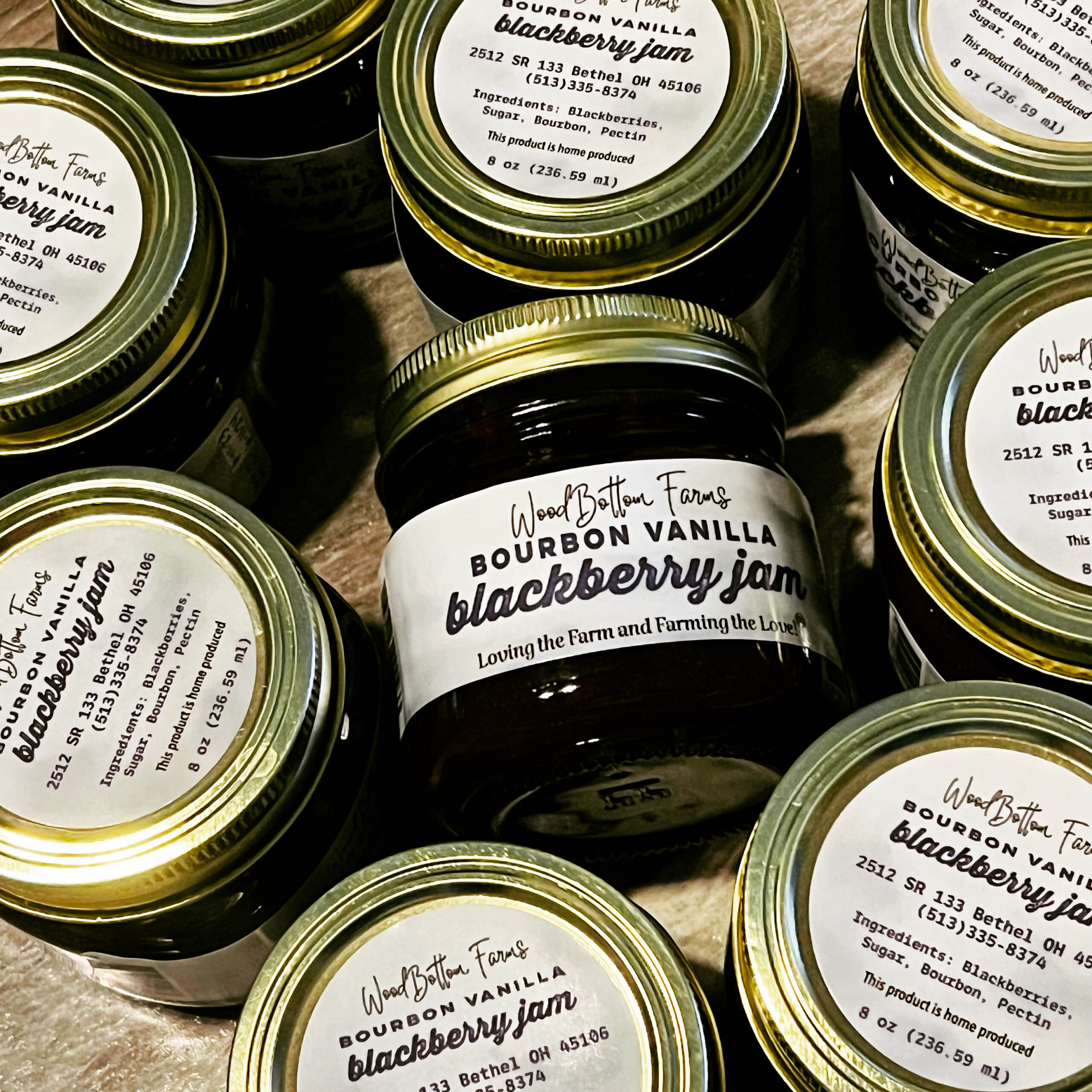 Bourbon Vanilla Blackberry Jam